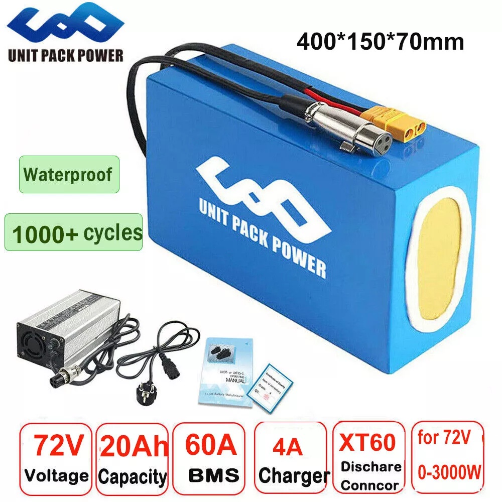 Electric Bicycle Battery 72V 30Ah - بطارية دراجة كهربائية 72 فولت 40