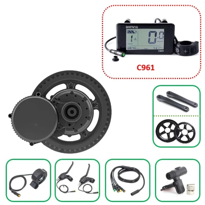 مجموعة محرك G340 للتركيب في ال - مراجعة Mid Drive Motor Kit 52V 1000W وسعره