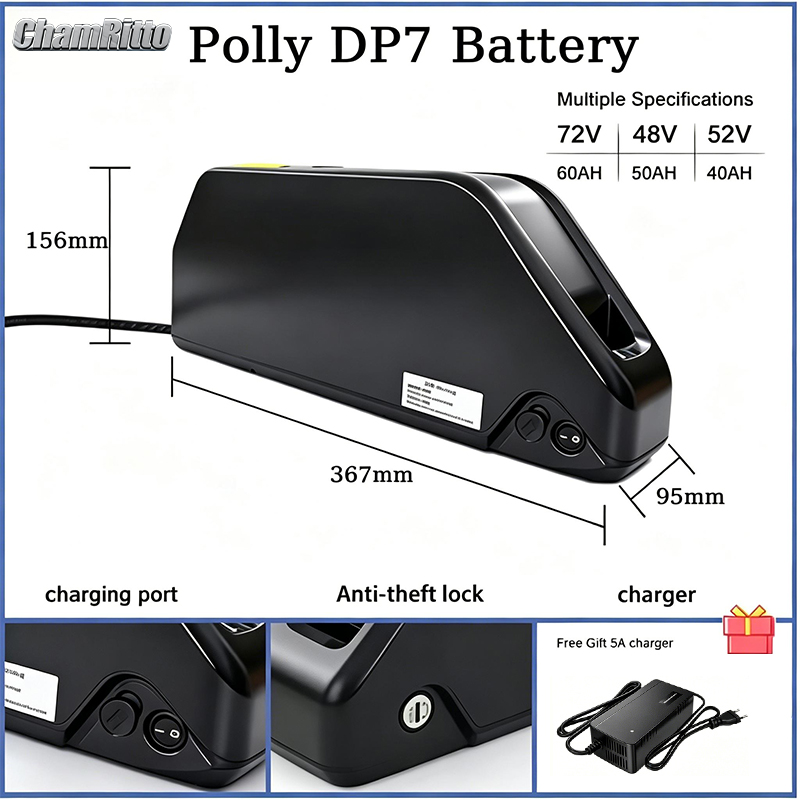 بطارية هايلونج للدراجات الكهرب - مراجعة Ebike Battery 48V 20Ah Hailong وسعره