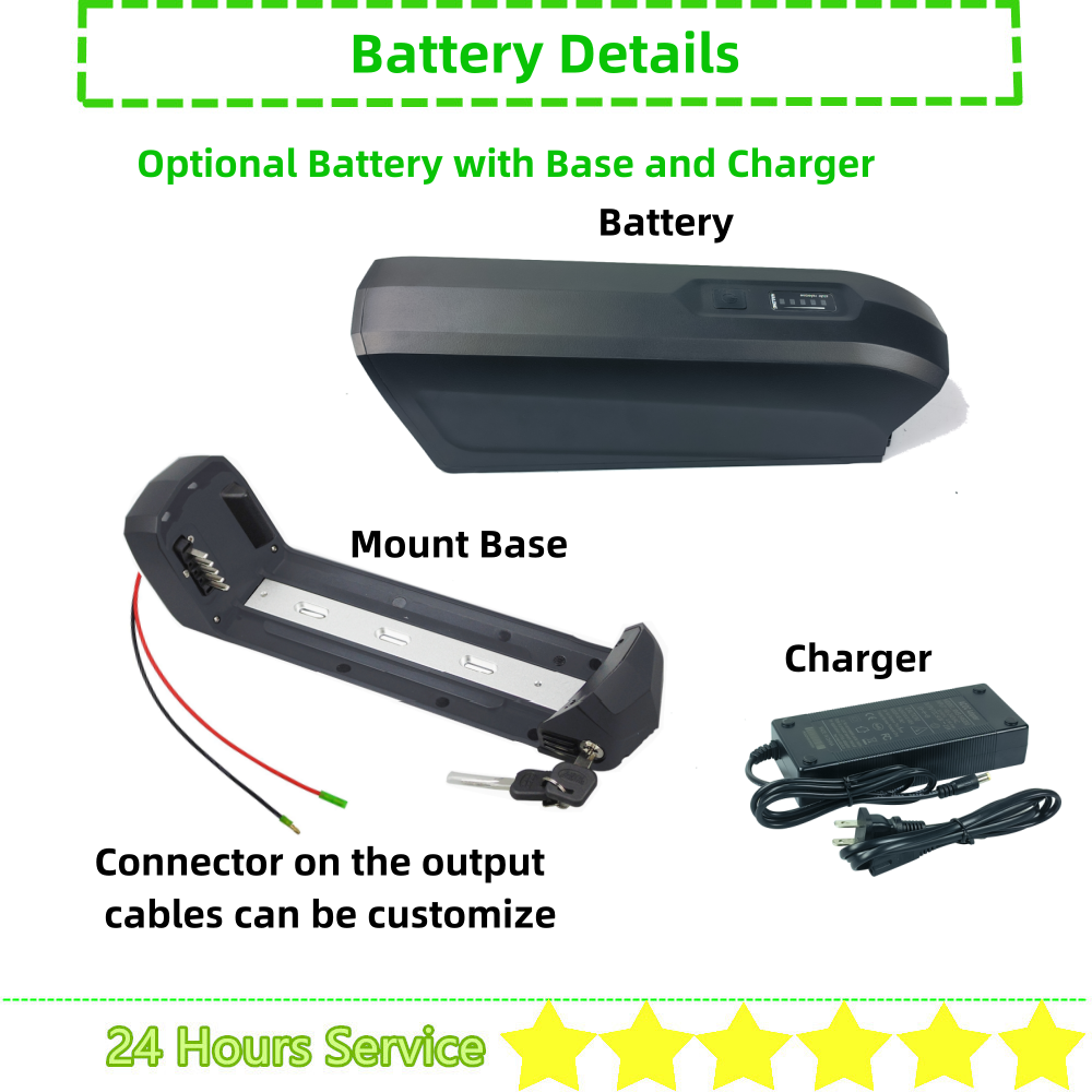 هايلونج 2 الجانب مفتوحة بطارية - مراجعة Ebike Battery 48V 20Ah Hailong وسعره