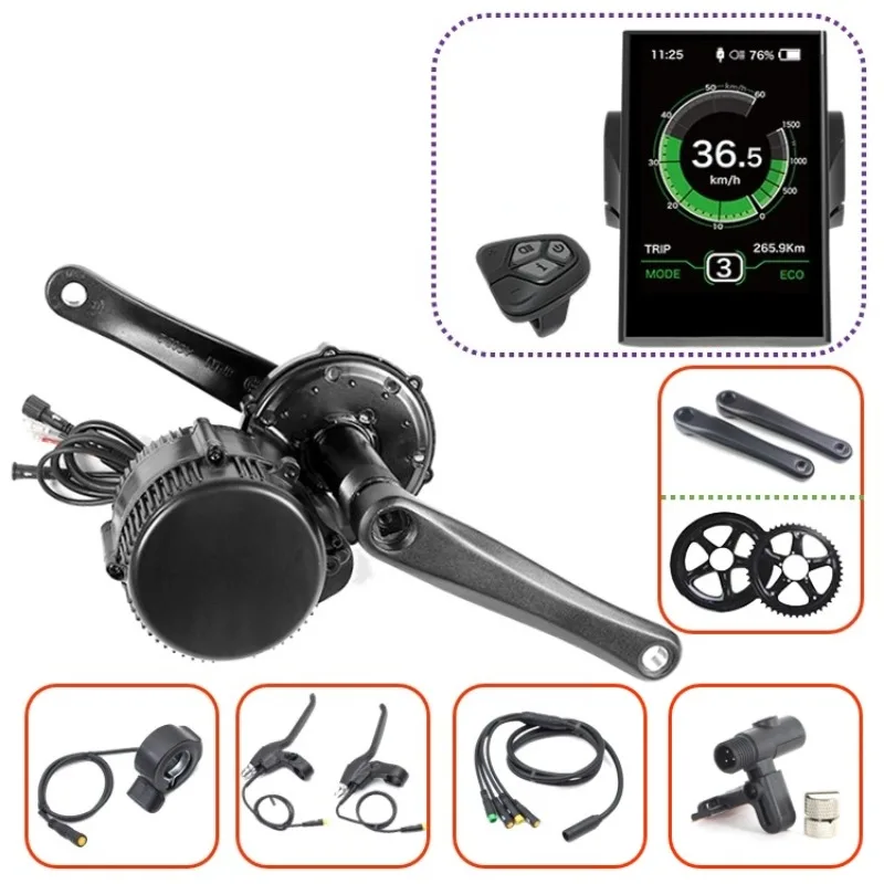 مجموعة محرك G340 للدراجات الهو - مراجعة Mid Drive Motor Kit 52V 1000W وسعره
