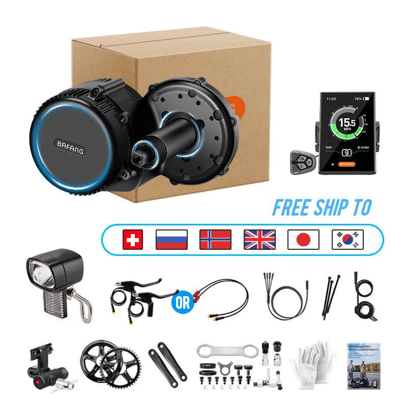 Bafang UART منتصف محرك المحرك  - مراجعة Bafang Bbs02B 48V 750W Mid Drive Kit وسعره