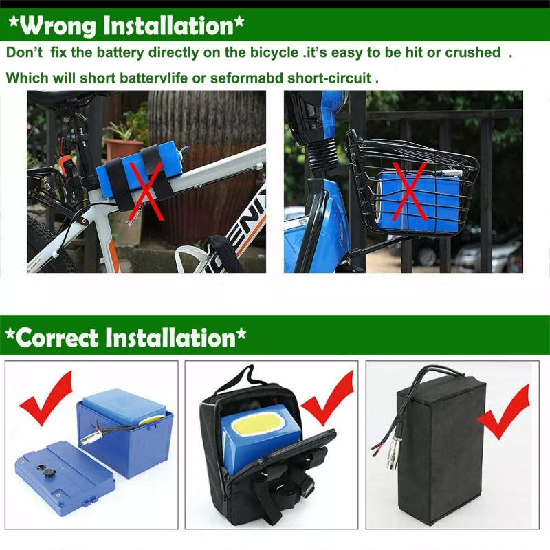 بطارية دراجة كهربائية 72 فولت  - مراجعة Electric Bicycle Battery 72V 30Ah وسعره